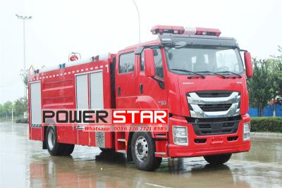Isuzu FVR GIGA 8cbm water tank fire truck