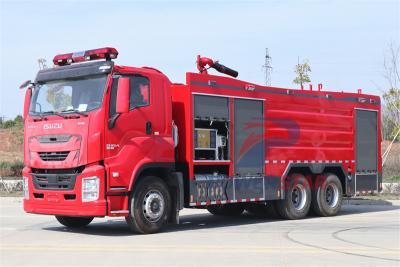 Isuzu GIGA dry powder foam fire truck