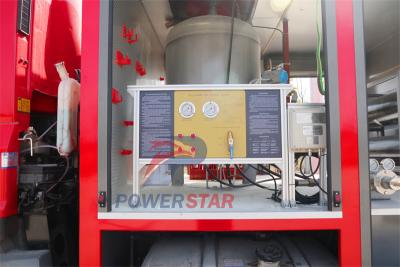 Isuzu GIGA dry powder foam fire truck