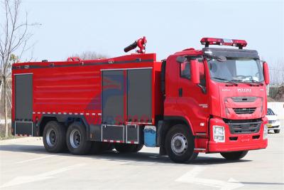 Isuzu GIGA dry powder foam fire truck