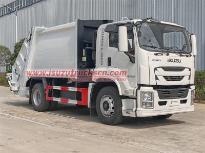 Isuzu FTR GIGA 14cbm rear loader compactor truck