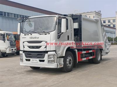 Isuzu FTR GIGA 14cbm rear loader compactor truck