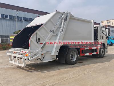 Isuzu FTR GIGA 14cbm rear loader compactor truck
