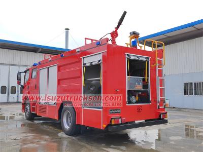Isuzu foam water tender fire engine truck