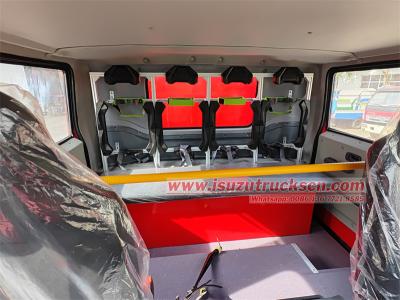 Isuzu foam water tender fire engine truck