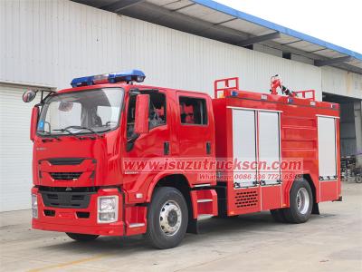 Isuzu foam water tender fire engine truck