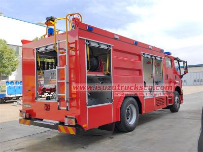 Isuzu foam water tender fire engine truck