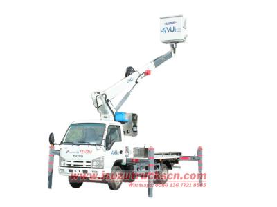 Isuzu ELF 20M telescoping aerial platform