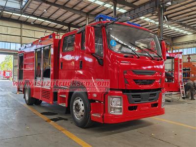 Isuzu foam water tender fire engine truck