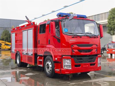 Isuzu foam water tender fire engine truck