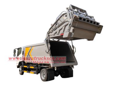 Isuzu 700P 4x4 rear loader compactor truck