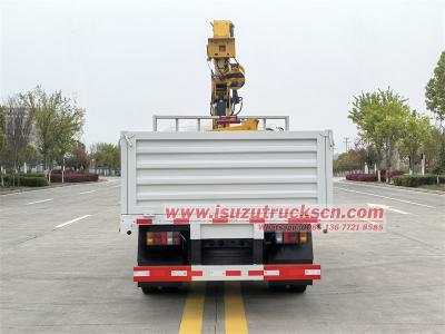 Isuzu KV100 boom crane truck