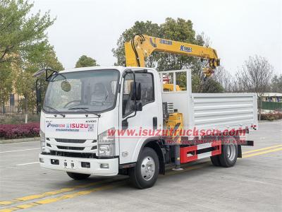 Isuzu KV100 boom crane truck