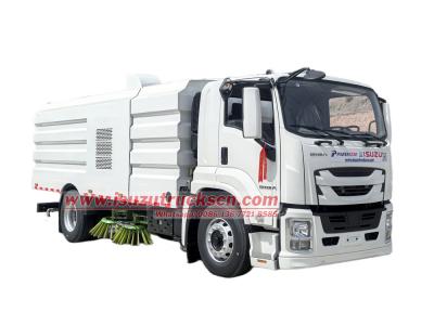 Isuzu new FTR 12cbm road sweeper truck