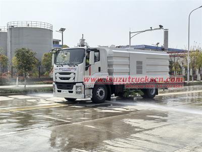 Isuzu new FTR 12cbm road sweeper truck