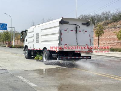 Isuzu new FTR 12cbm road sweeper truck