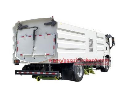 Isuzu new FTR 12cbm road sweeper truck