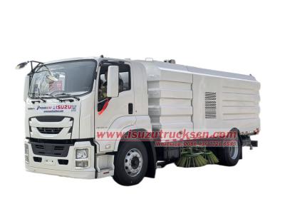Isuzu new FTR 12cbm road sweeper truck