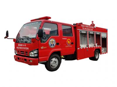 ISUZU NKR 3000 liters water tender fire truck