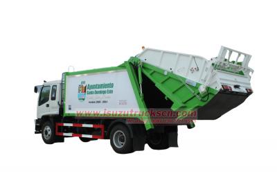 Custom-made ISUZU FTR 4×4 off-road waste compactor truck for Philippines