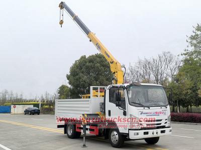 ISUZU NKR light duty crane truck