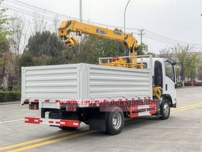 ISUZU NKR light duty crane truck