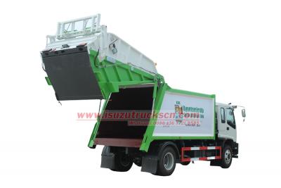 Custom-made ISUZU FTR 4×4 off-road waste compactor truck for Philippines
