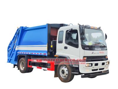 Customized ISUZU FVR 10CBM rear loader truck for sale