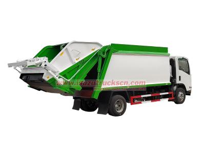 Good price ISUZU 4×4 off-road 190HP trash compactor truck for export