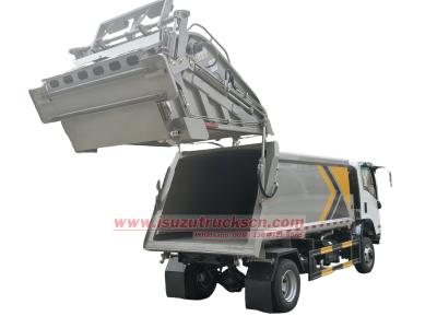 Philippines ISUZU 4×4 AWD 8CBM waste compression truck for sale