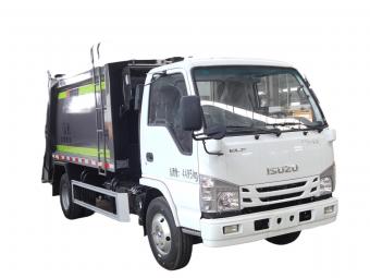 Good price ISUZU 4CBM refuse compactor for sale