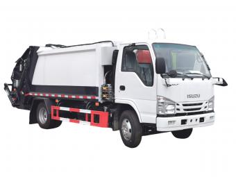 Cheap price ISUZU 6CBM rear load refuse truck for sale