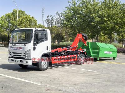ISUZU NKR mini hook loader truck