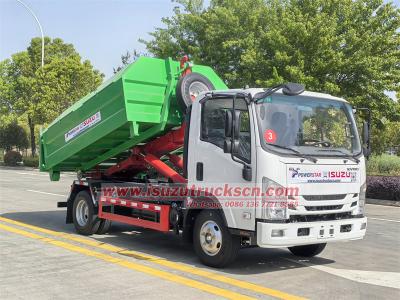 ISUZU NKR mini hook loader truck
