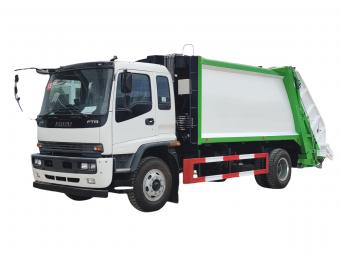 Good Price ISUZU FTR 12CBM back loading garbage truck for sale