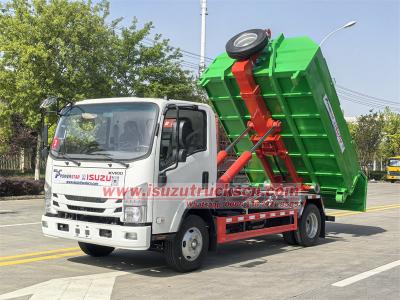 ISUZU NKR mini hook loader truck