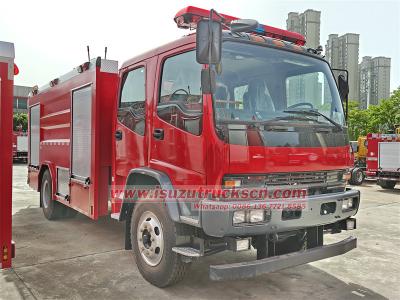 ISUZU FVR 6000L tanker fire truck
