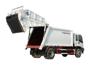 rubbish compactor trucks Isuzu industrial garbage compactor truck