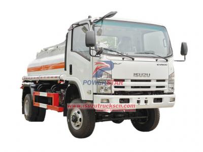 Isuzu new NPR off road 4WD diesel tanker truck