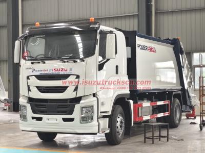 Reliable Isuzu giga 12m3 14m3 15tons Garbage Compactor Truck