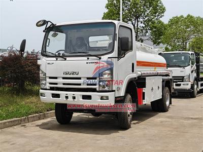 Isuzu new NPR off road 4WD diesel tanker truck