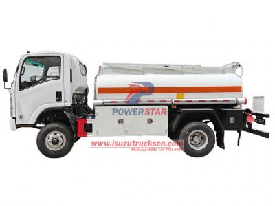 Isuzu new NPR off road 4WD diesel tanker truck