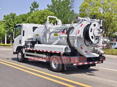 ISUZU 35000 liters combination vacuum truck