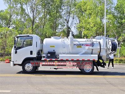 ISUZU 35000 liters combination vacuum truck