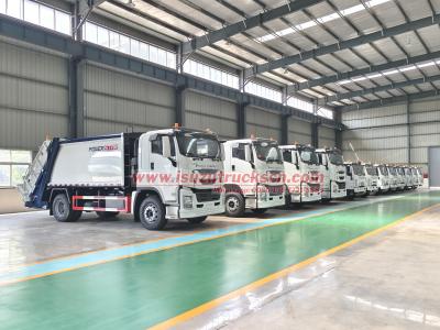 Reliable Isuzu giga 12m3 14m3 15tons Garbage Compactor Truck