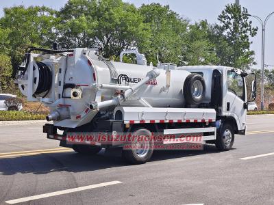 ISUZU 35000 liters combination vacuum truck