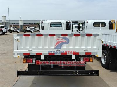 Isuzu 700P ELF dropside cargo truck body for sale