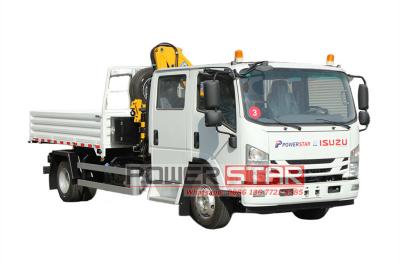 ISUZU 700P dump truck with crane