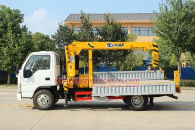 new Isuzu ELF truck mounted crane
