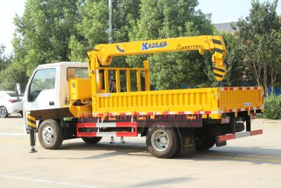new Isuzu ELF truck mounted crane